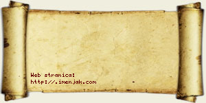 Jana Čerković vizit kartica